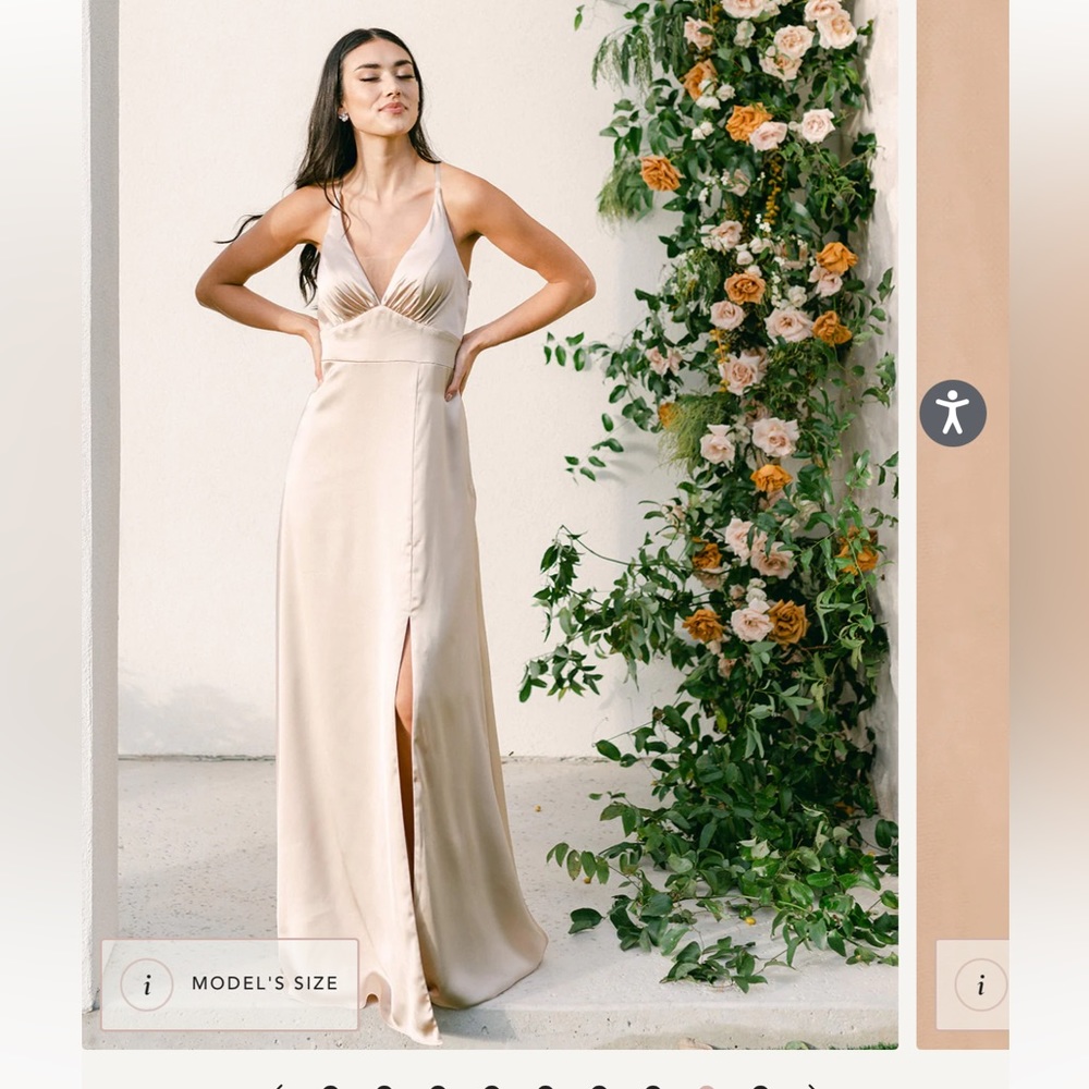 Revelry Carmen Satin Desert Rose